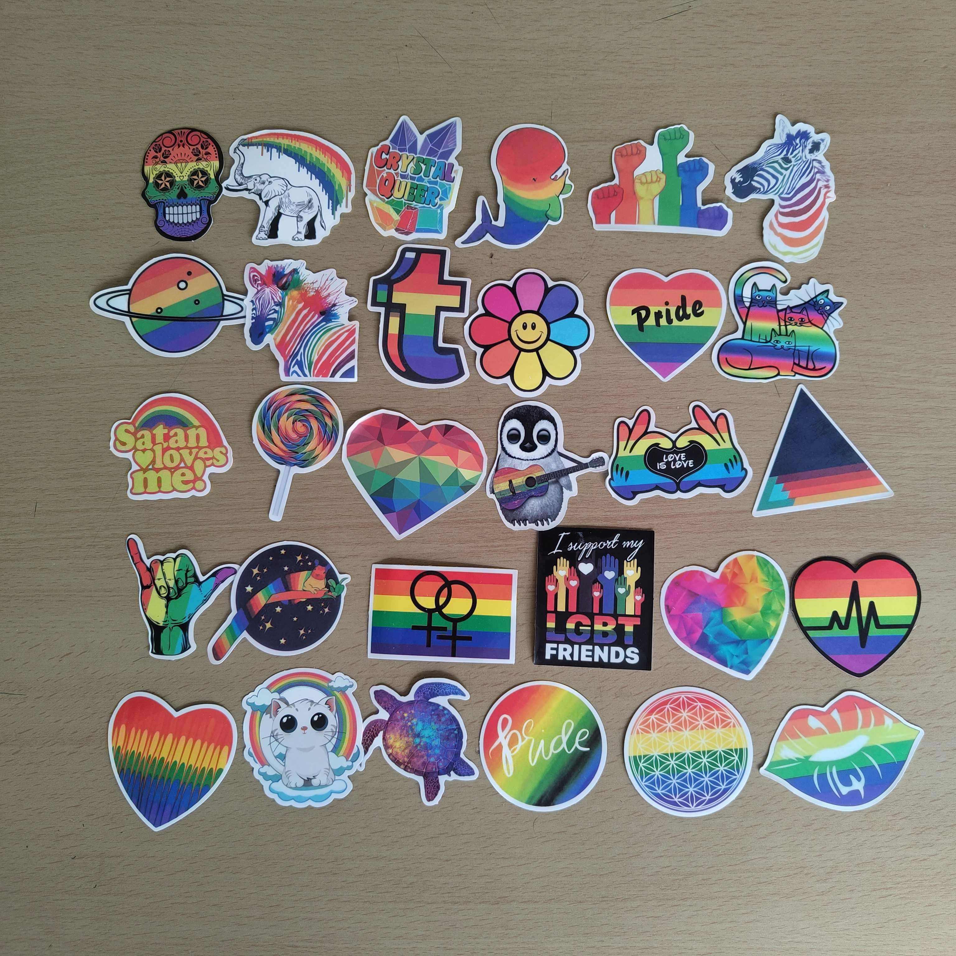 95 Autocolantes Stickers Pride LGBT