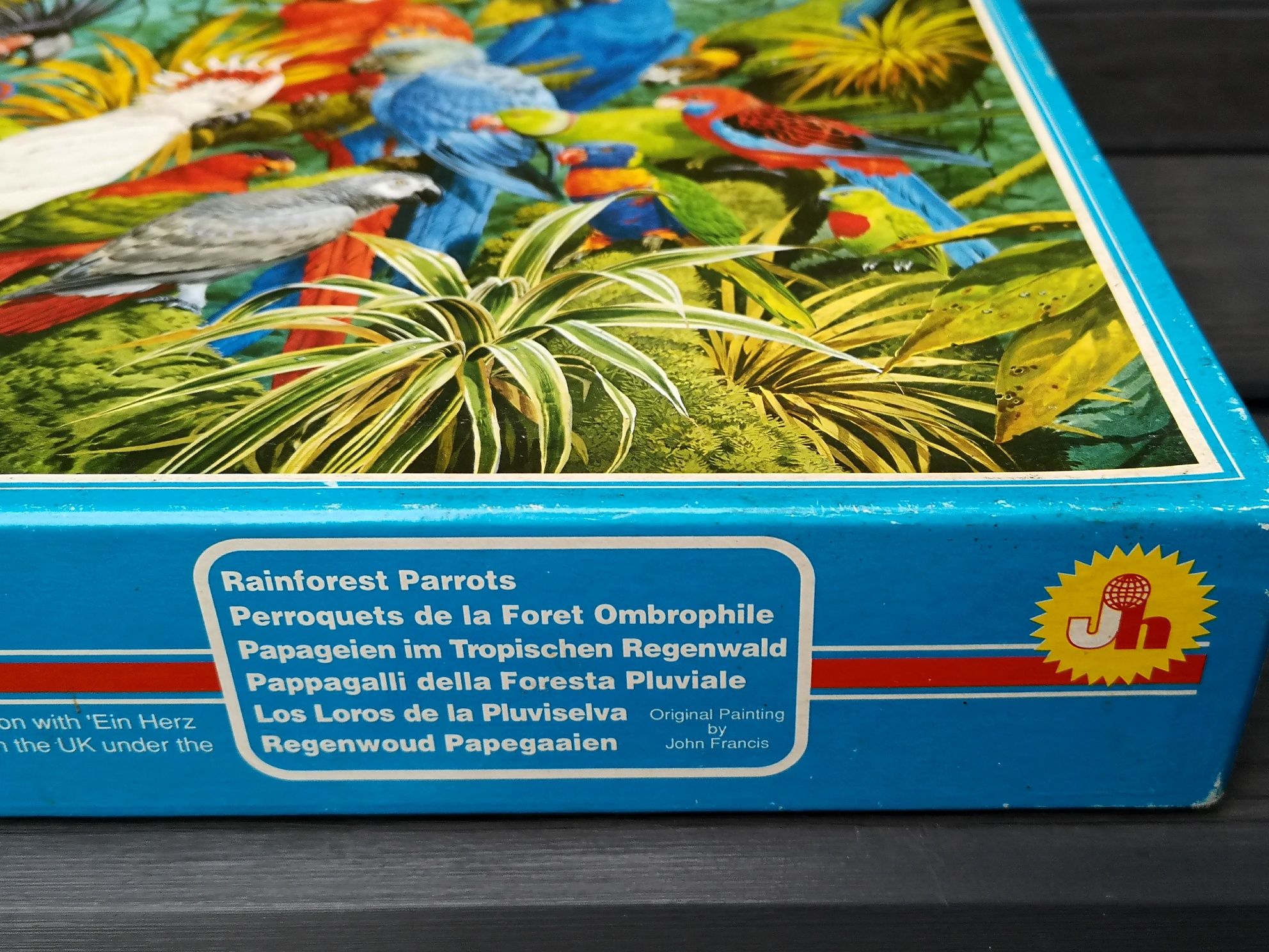 Puzzle 1000 JM Delux James Hamilton Rainforest Parrots