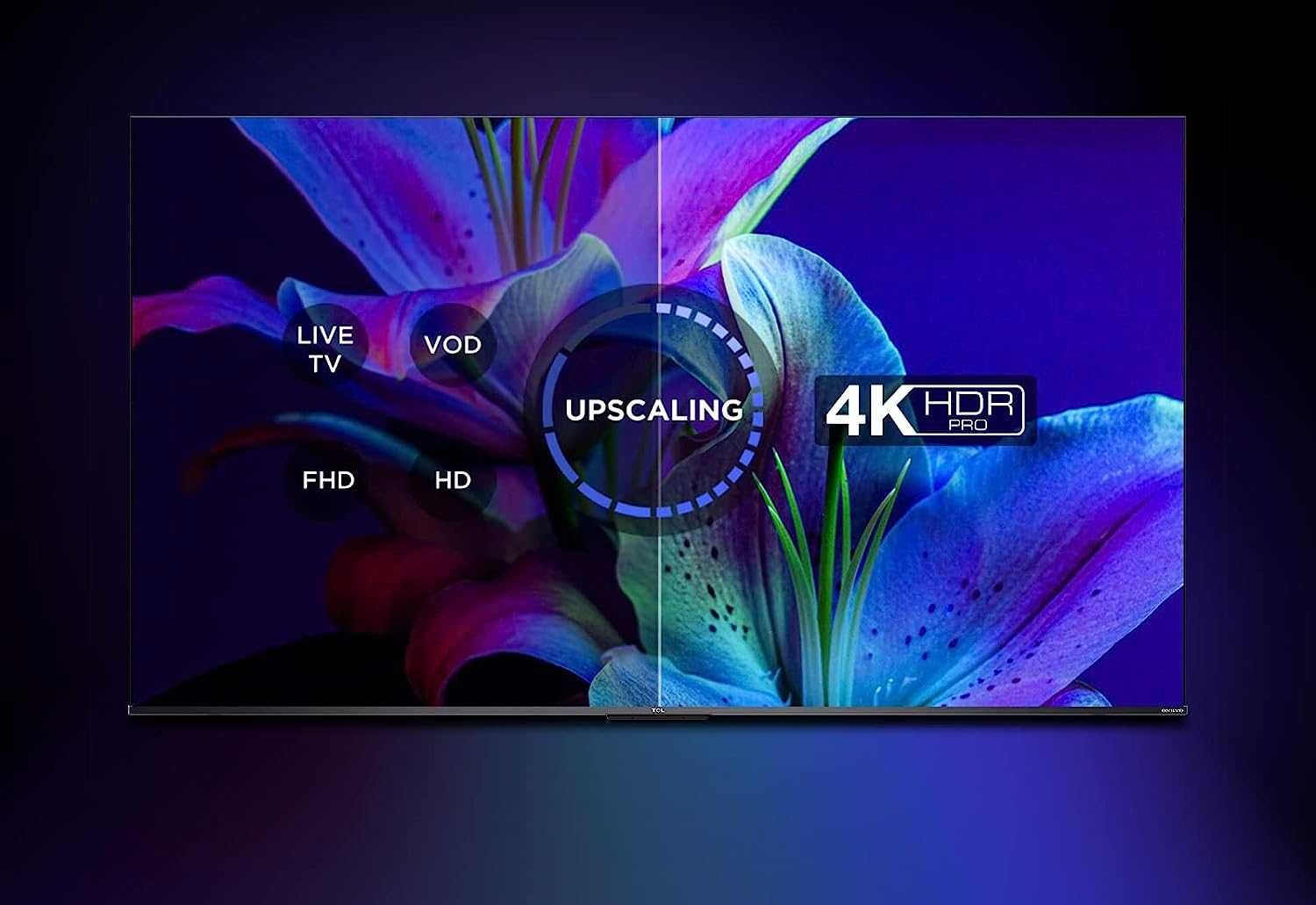 Telewizor QLED TCL 55" 55C639 4K HDR GoogleTV Onkyo HDMI 2.1 DVB-T2