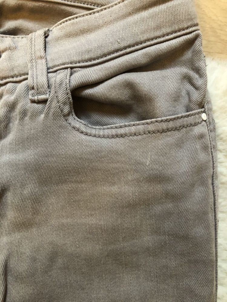 Spodnie damskie jeans skunny 25 xs 34 Guess szare ze streczem