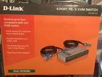 D-Link DKVM-4K Переключатель KVM, новый.