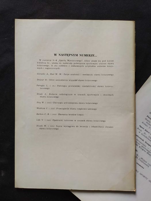 1985 Sport wyczynowy. Miesięcznik Polskiego Komitetu Olimpijskiego
