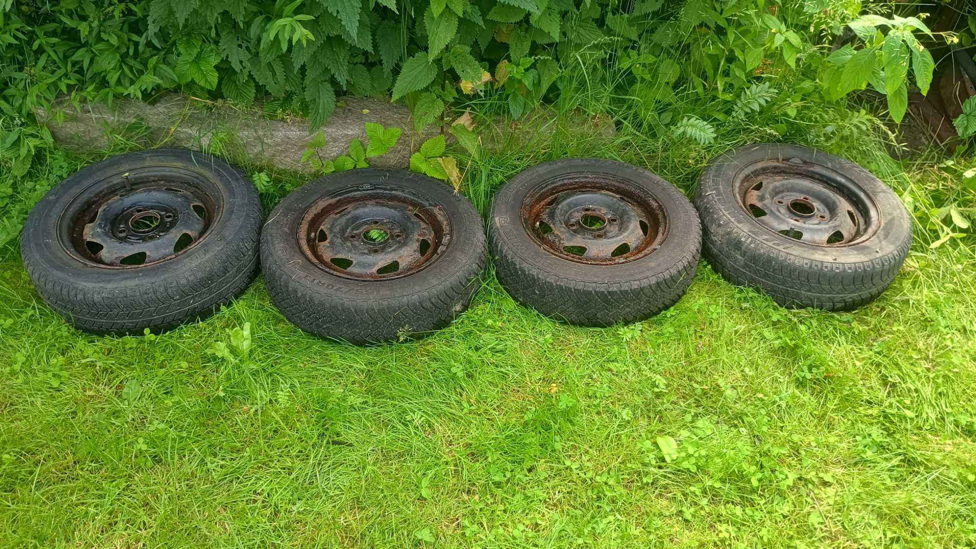 4 Koła z Oponami FORD FIESTA 1992roku - stan jak na zdjęciach