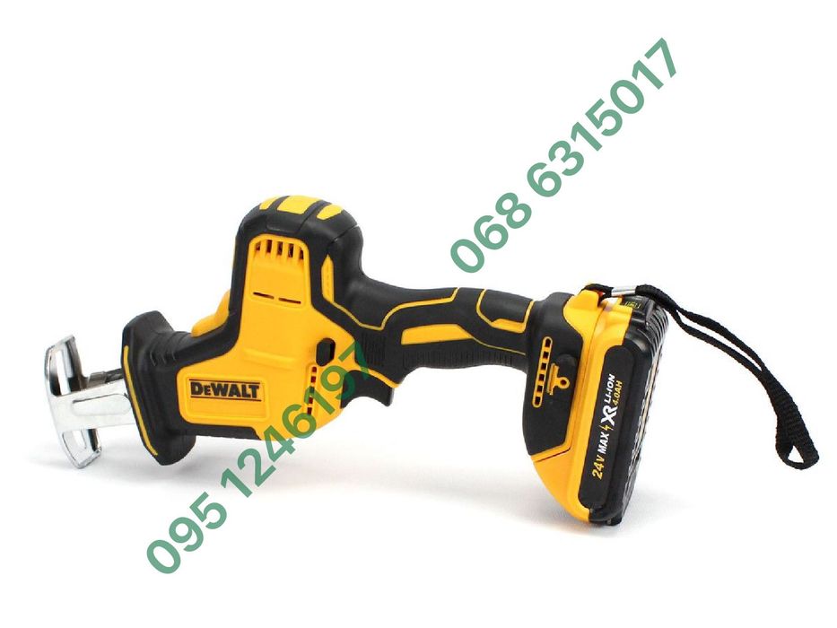 Аккумуляторная шабельная пила DeWalt DCS312NT 24V 4Ah 3300 об/мин