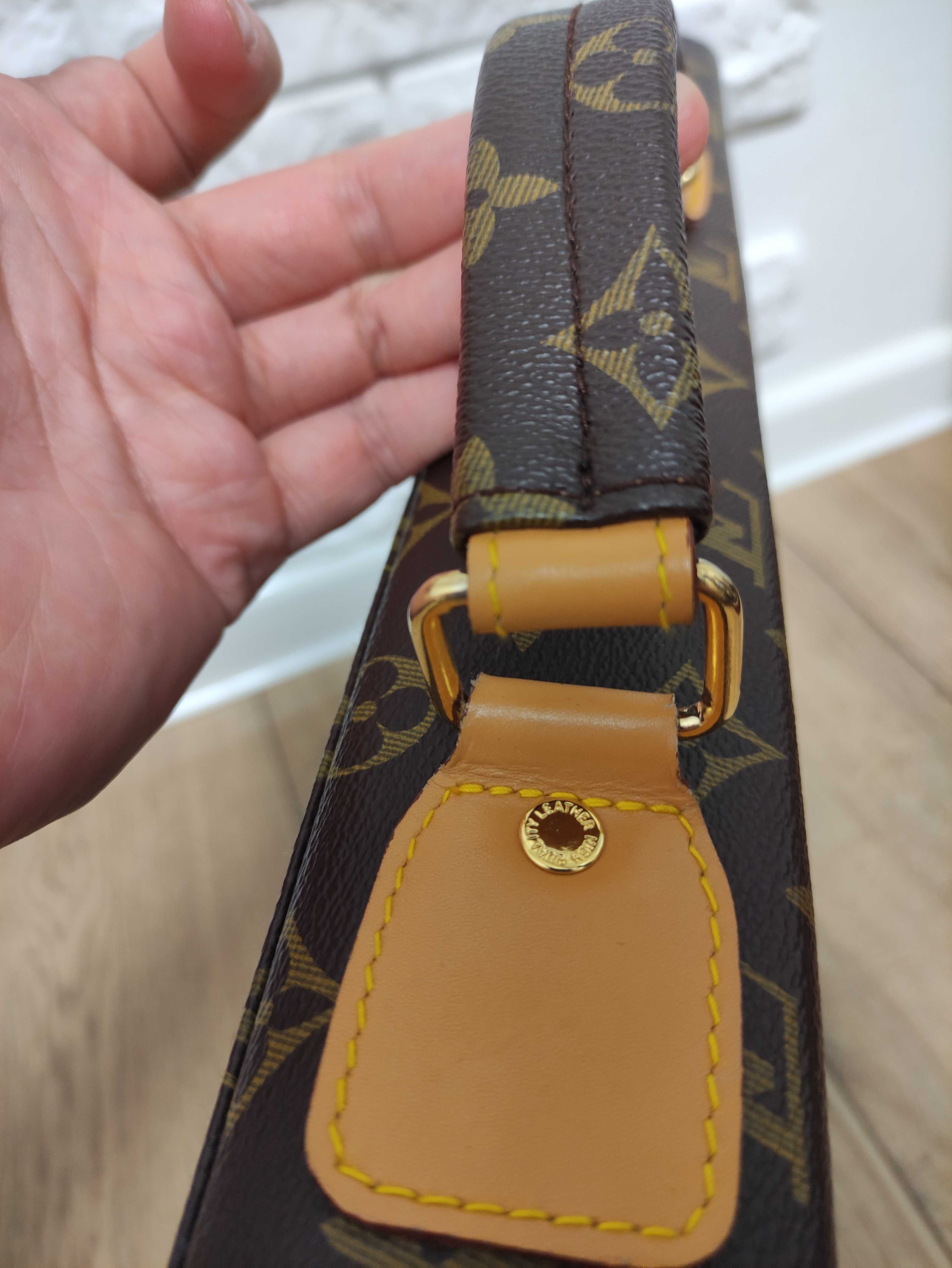 Вінтажний шкіряний портфель сумка Luis Vuitton винтаж 1980 роки