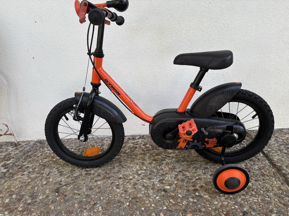 Biciclete 4-6 anos decathon com rodinhas amoviveis dechatlon b-twin500