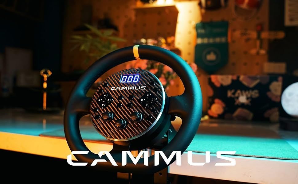 СООЧНО Cammus C5 Игровой Руль с Педалями / Гоночное Колесо