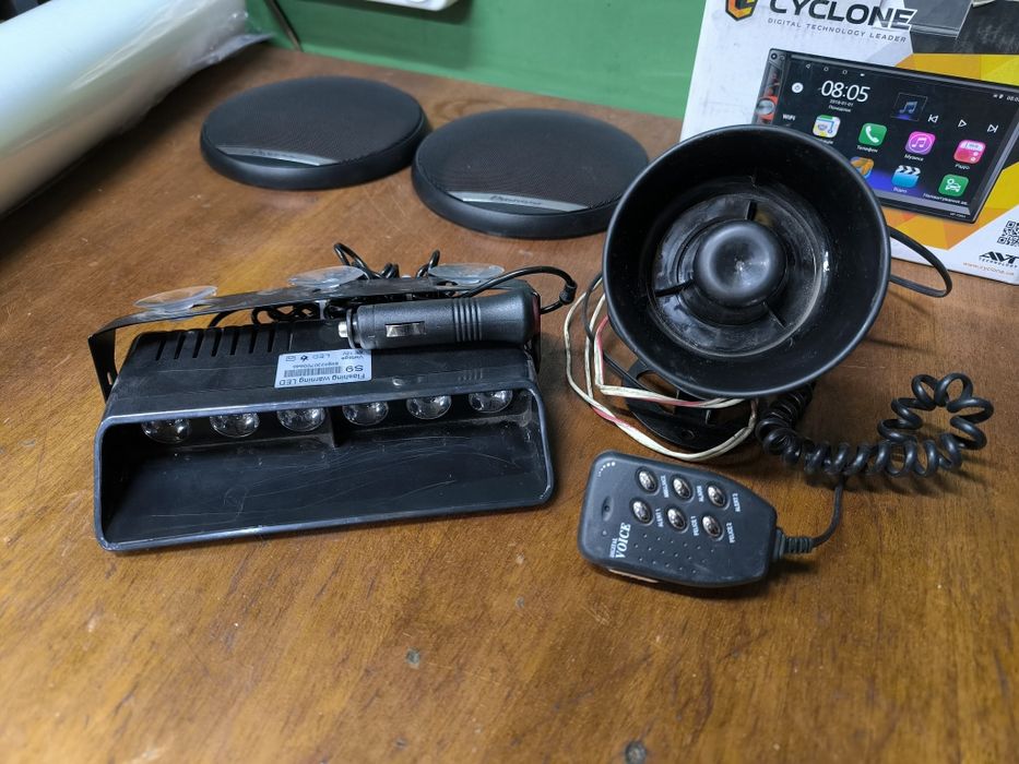 Рация громкоговоритель проблесковый маяк