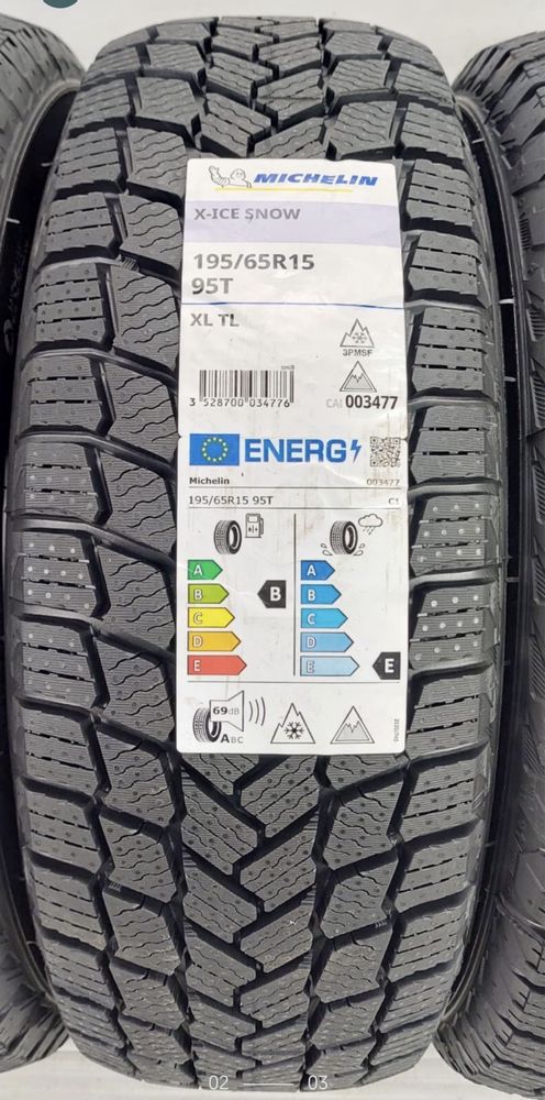 195/65r15 Michelin X-Ice Snow 95T XL TL