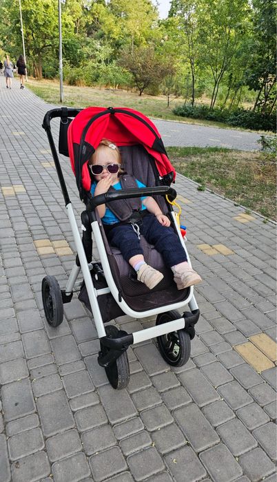 Коляска 2в1, два в одному, люлька прогулка, візок дитячий Dubatti