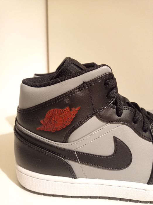 Air Jordan 1 Mid Shadow Red - Tamanho 45