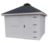 Domek ogrodowy narzędziowy Altanystanior.pl WoodenHouse 300 x 300 cm