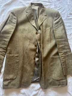 Blazer Dielmar - Bege em Linho - Tamanho 52