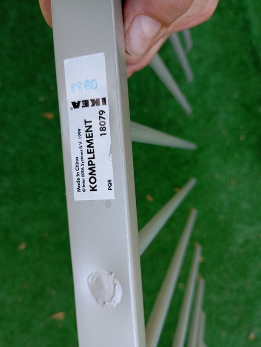 Metalowy wysuwany wieszak na spodnie IKEA Komplement Pax 100 x 58