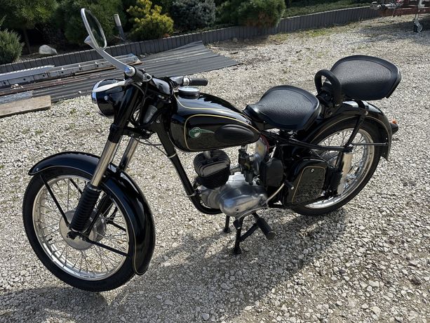 MZ RT 125, 1960r po renowacji, zarejestrowany