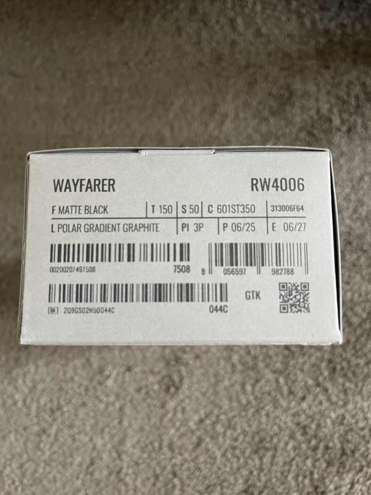 Ray-Ban Meta Wayfarer RW4006 nowe okulary