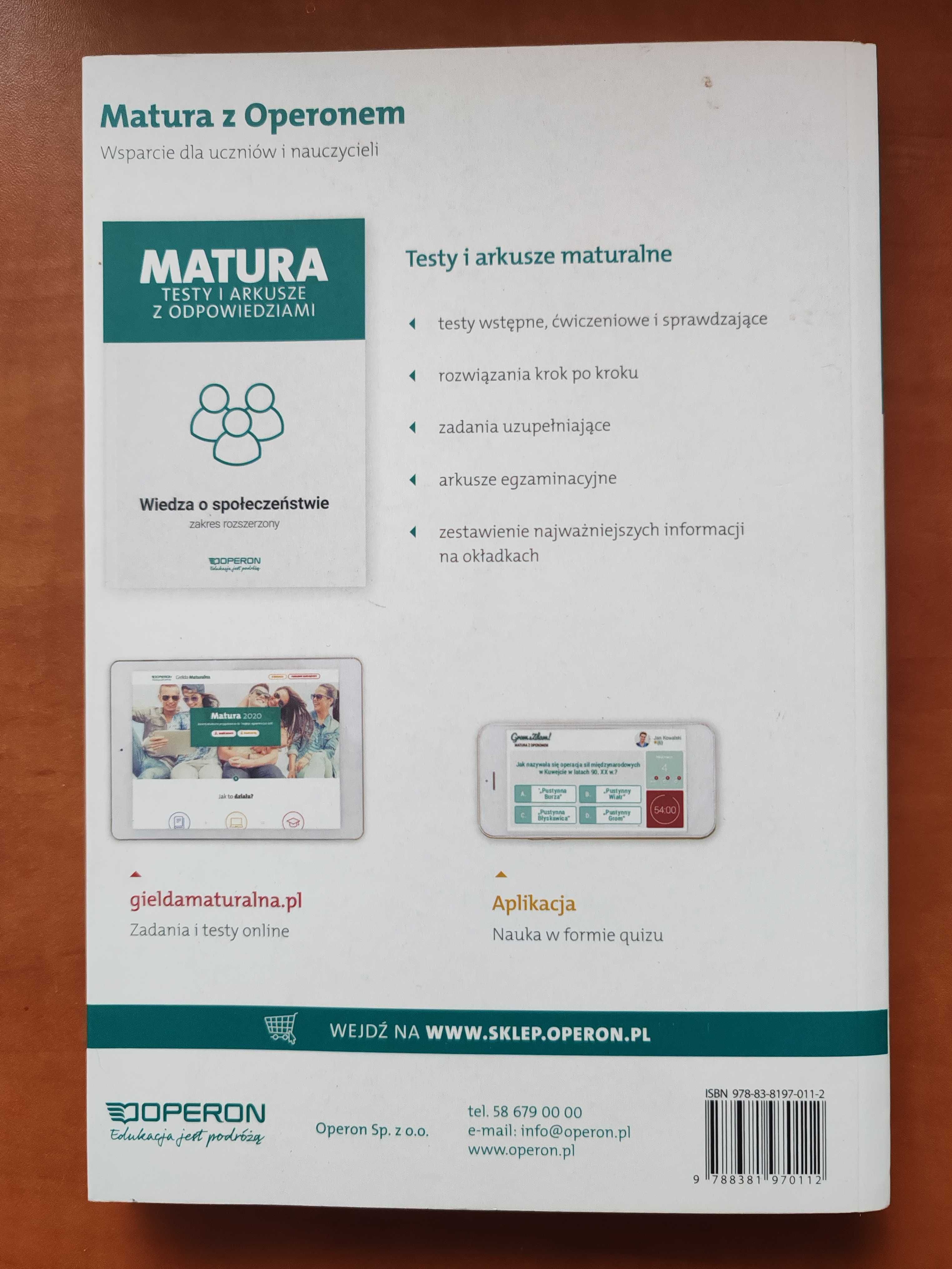 Matura vademecum WOS rozszerzony
