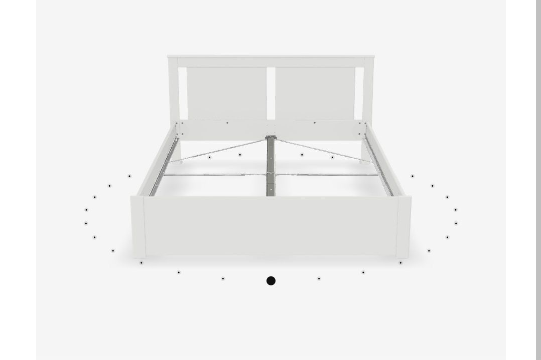 Łóżko ze stelażem 160/200 Ikea