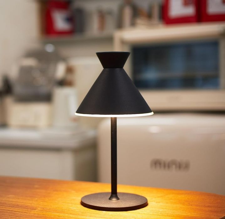 DEELUX Bezprzewodowa lampka stołowa LED