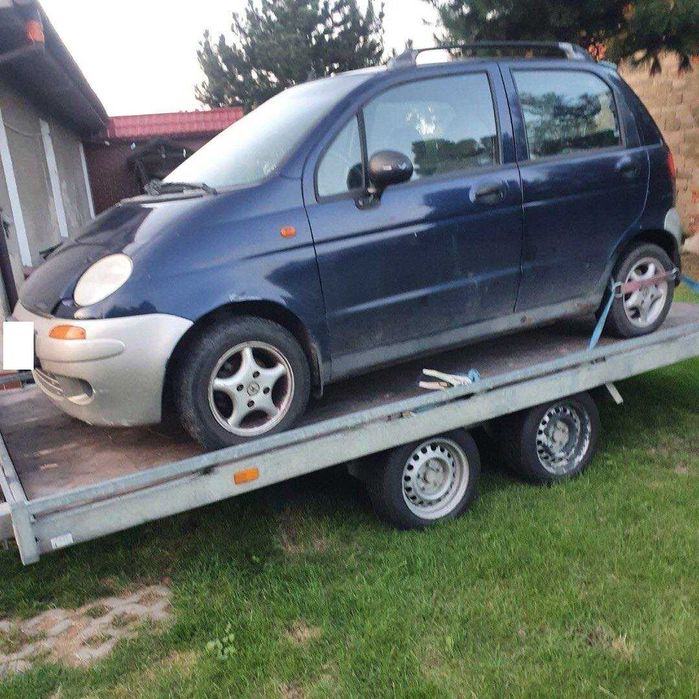 Daewoo Matiz 800 kolor granatowy alumy przeznaczony na części