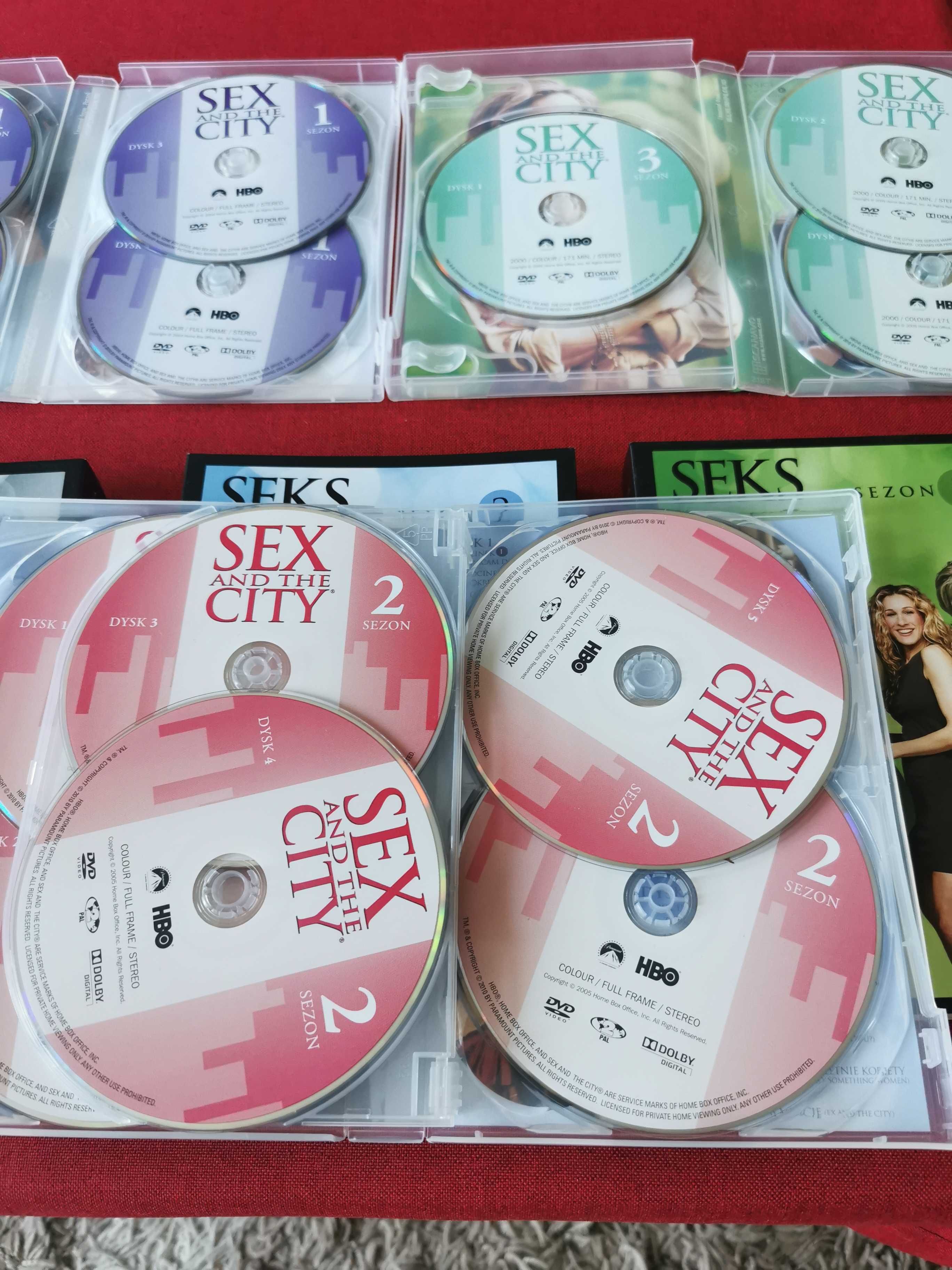 Serial sex w wielkim mieście sezon 1-3 dvd