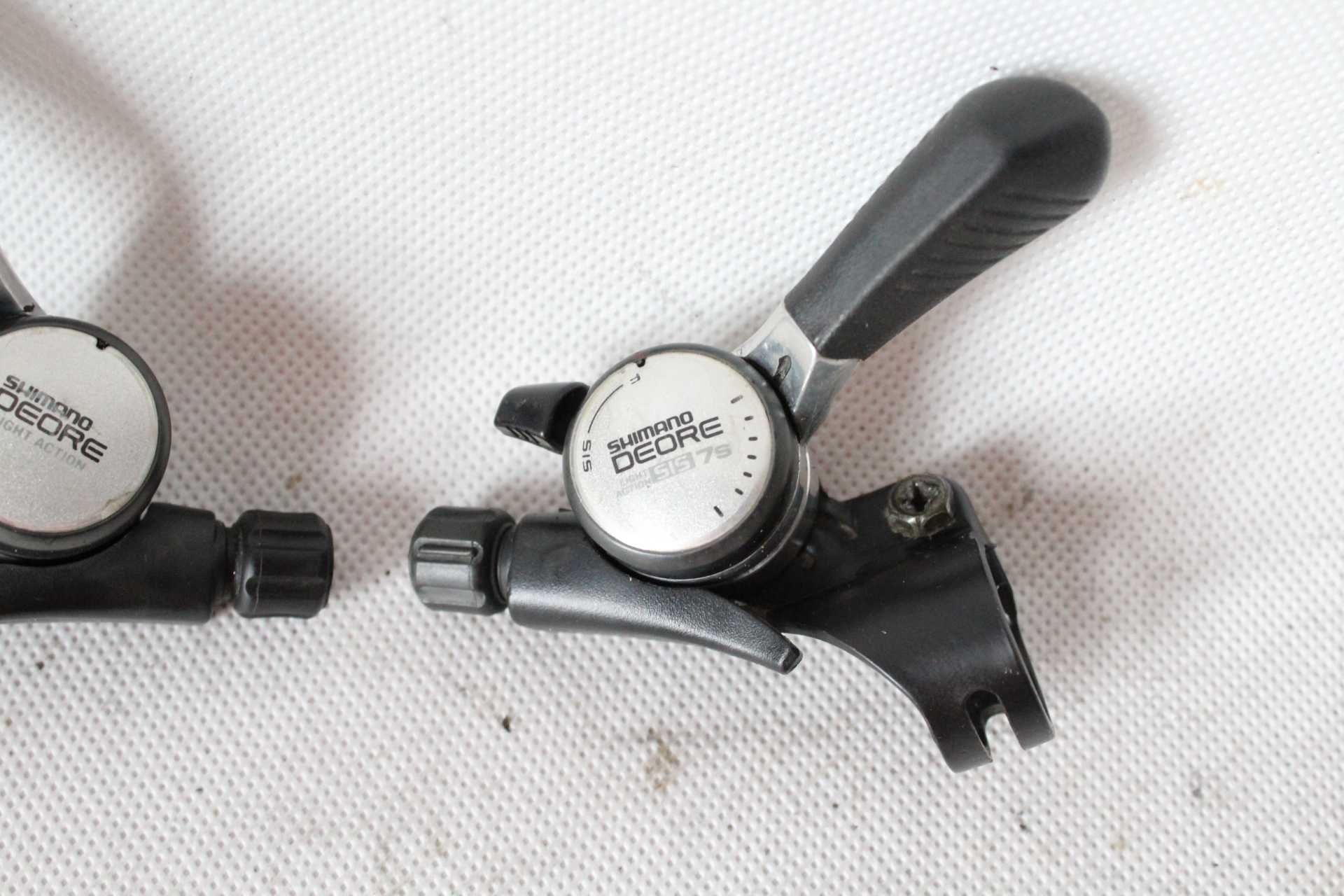 SUPER STAN manetki shimano deore THUMB SL-MT62 retro mtb 3x7s co2