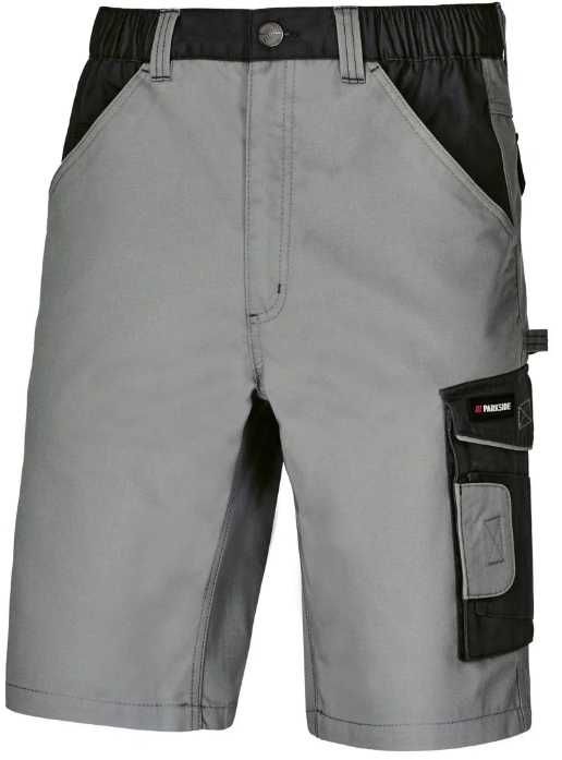 PARKSIDE szorty robocze, rozmiar 48, pas 76-90 cm, NOWE, kolor szary