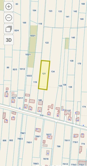 Działka budowlana, WZ, Palikówka, gmina Krasne, 25 arów.