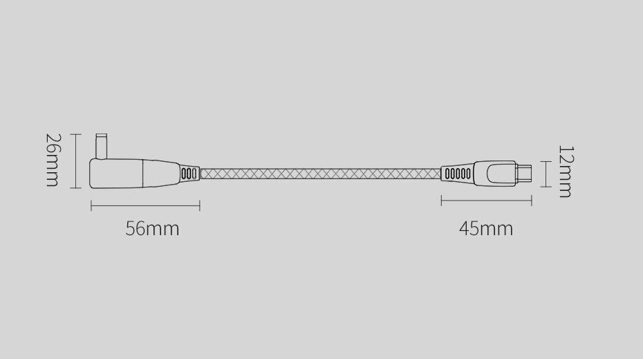 Кабель адаптер Baseus USB type C - USB Type C / DC 2.5 x 5.5