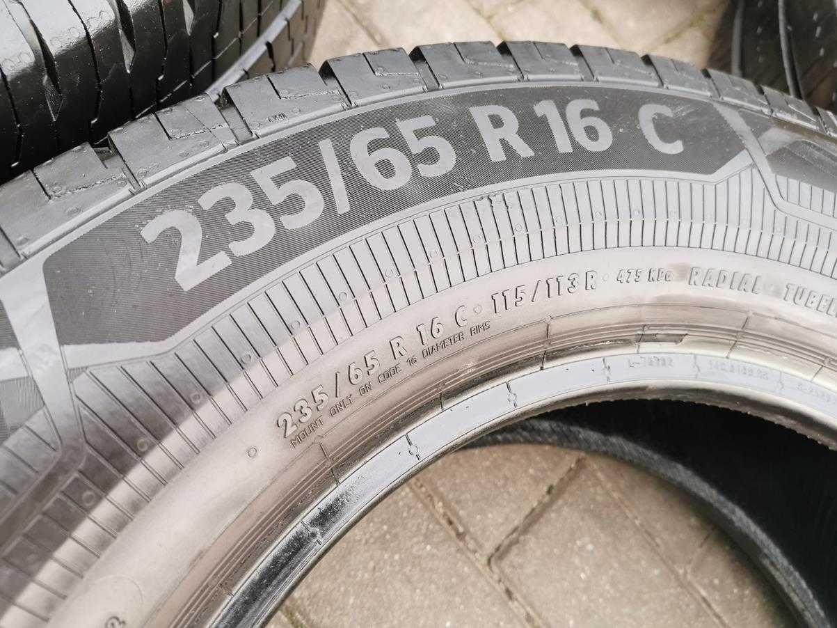 235/65 115/113R R16C CONTINENTAL VCEco 8mm 2022r Letnie Opony 4szt BUS