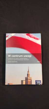 Podręcznik do WOS: "W centrum uwagi" Część 1 i 2