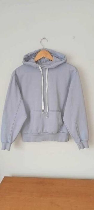 Liliowa Fioletowa Pastelowa Bluza Hoodie Kangurka