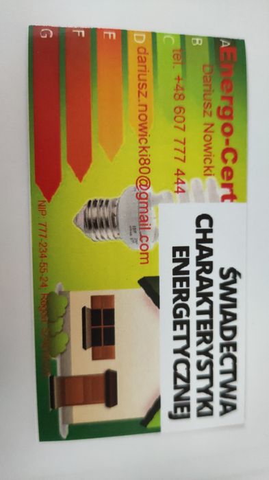 Świadectwo Charakterystyki Energetycznej Budynku