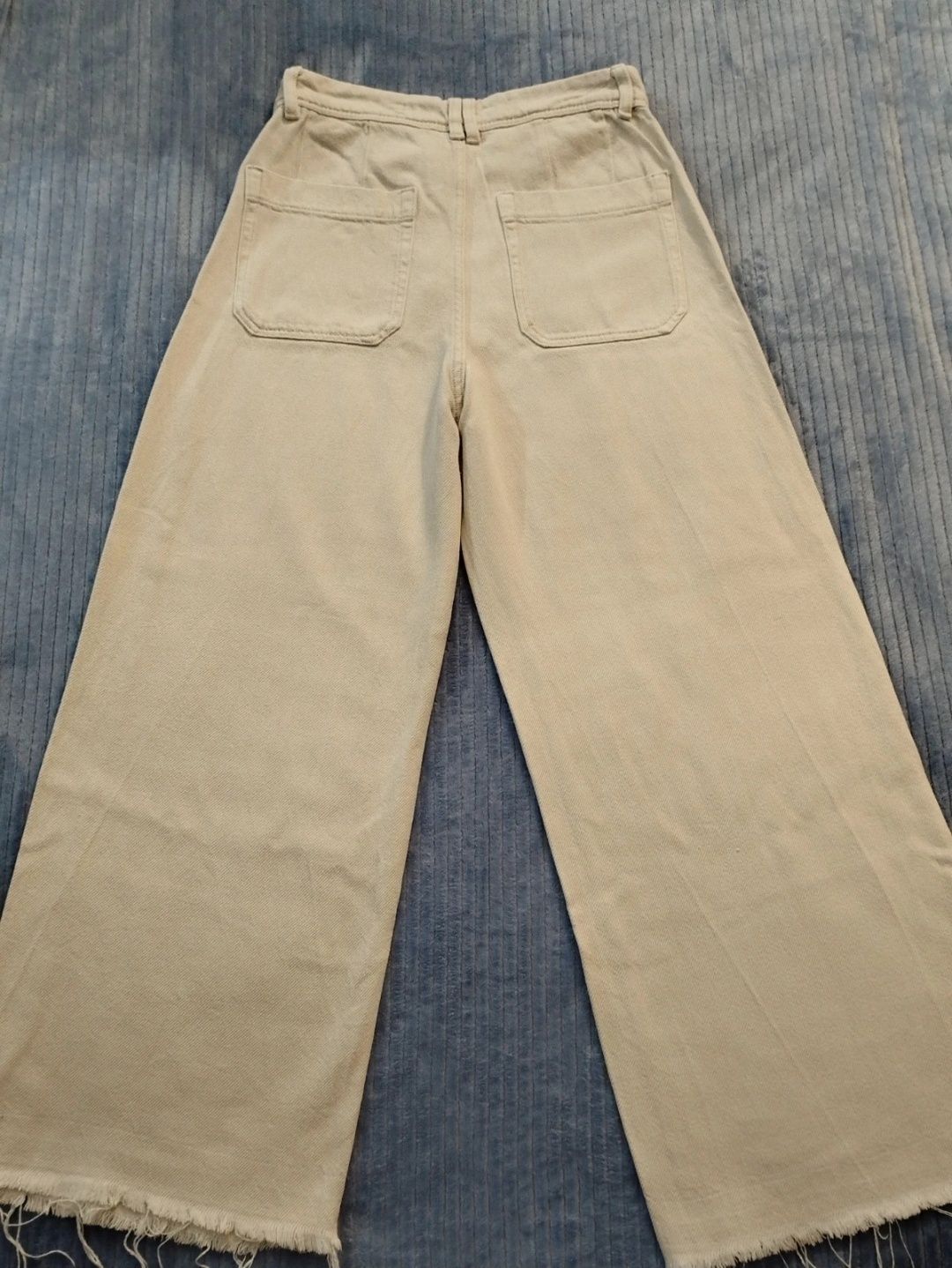 Calças estilo wide leg