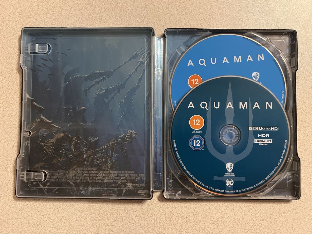 Aquaman Steelbook 4k UHD Steelbook + protektor