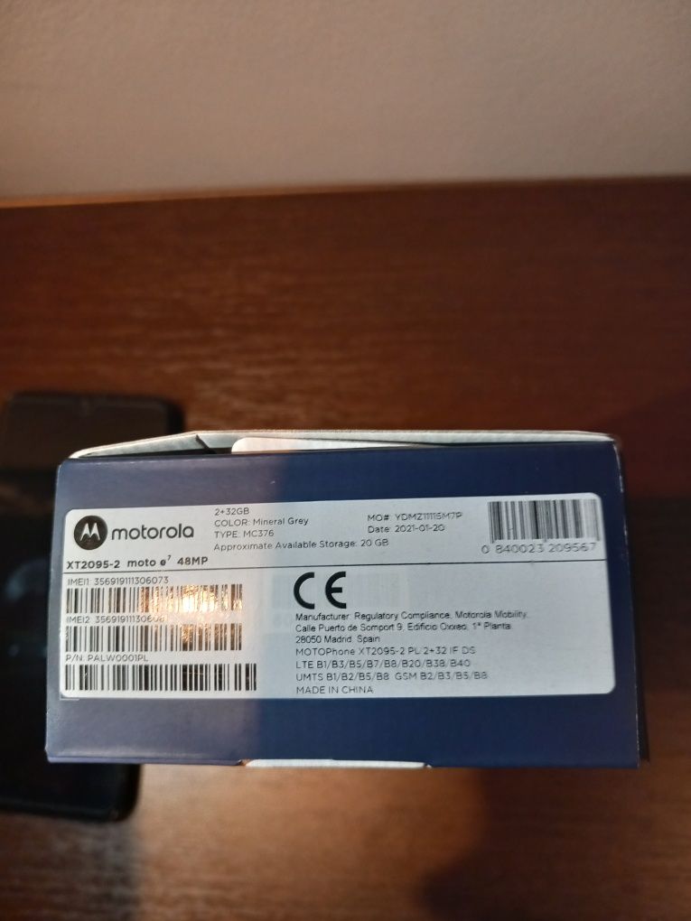 Nowa Motorola Moto E7