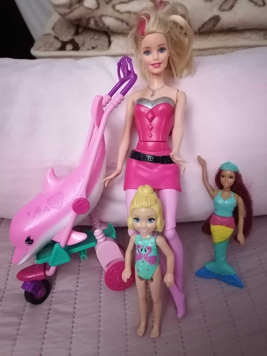 Lalki i delfin zestaw