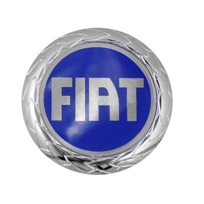 Emblemat Znaczek Logo Fiat Przód 74Mm Niebieski