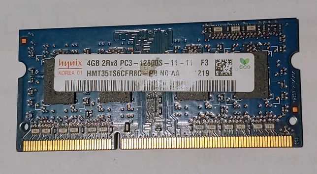 Пам'ять для ноутбуків hynix So-Dimm DDR3 1600 MHz HMT351S6CFR8C-PB 4Гб