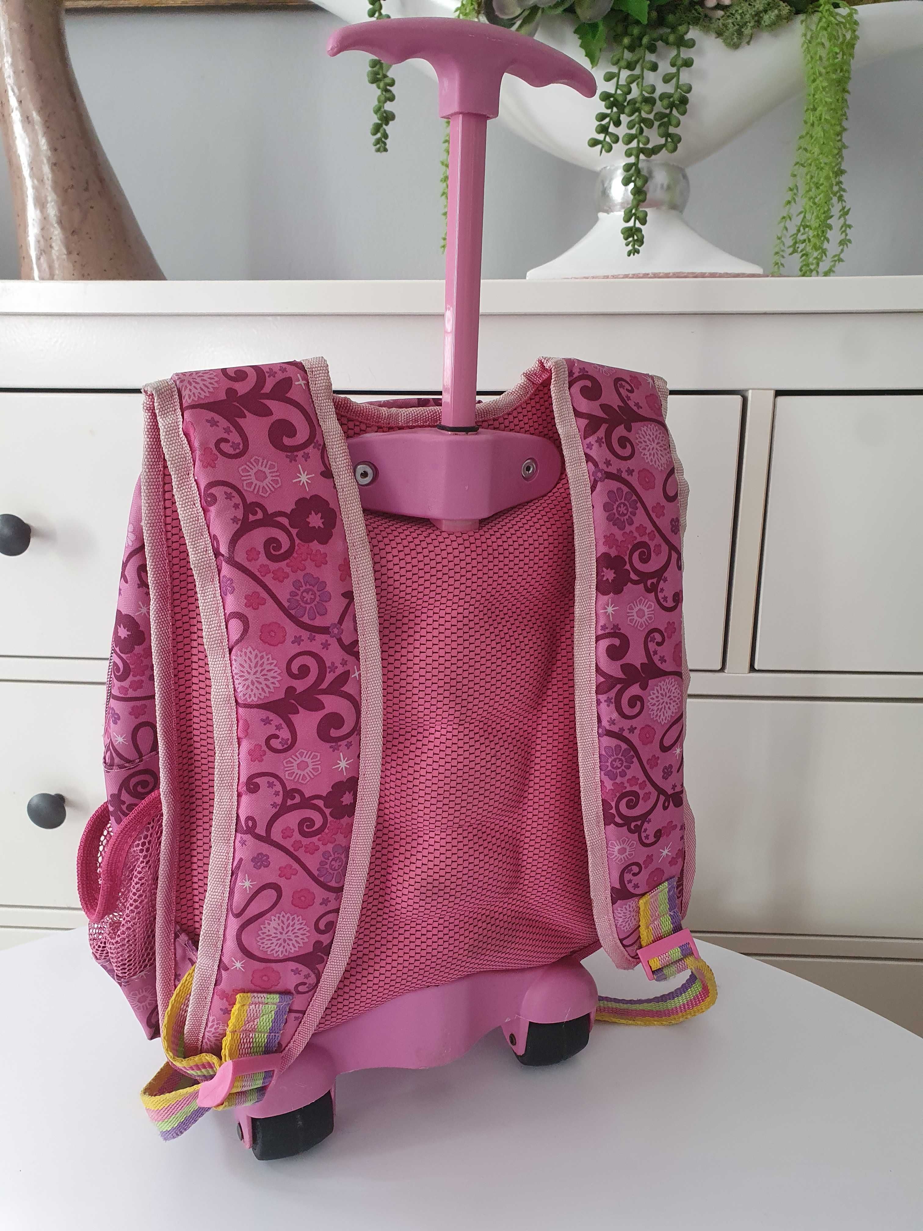Plecak walizka na kółkach różowa Ever After High - wersja limited