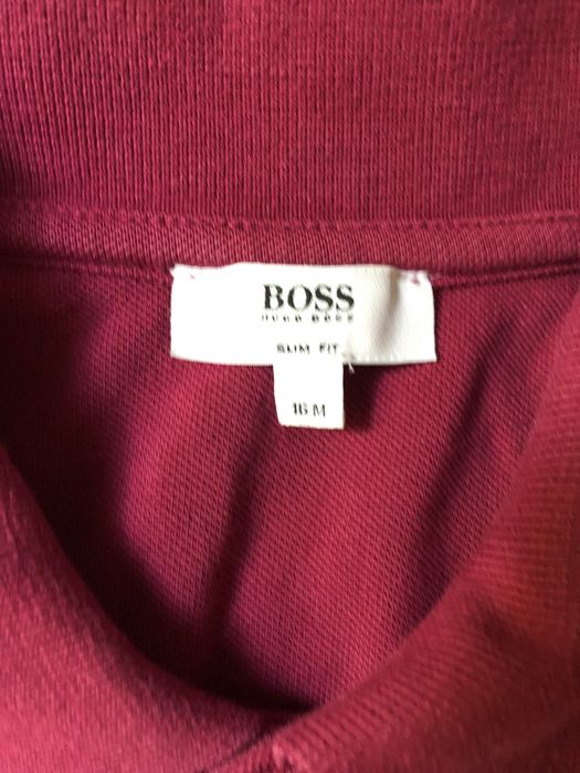 Hugo Boss polo slim fit 16-17 lat fuksja