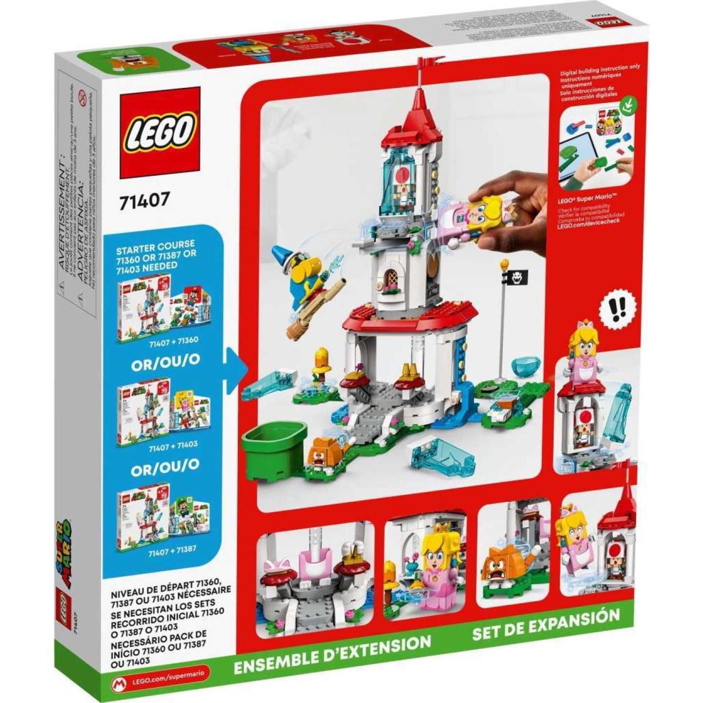 Lego Super Mario 71407 Наряд Пич-кошки и Ледяная башня. В наличии