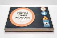 Interaktywna gra planszowa świetlna Poznaj Znaki Drogowe rok 1974 PRL