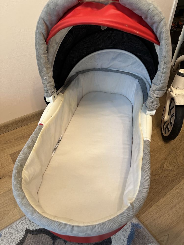 Wózek Bebetto Torino spacerówka gondola adaptery pod fotelik