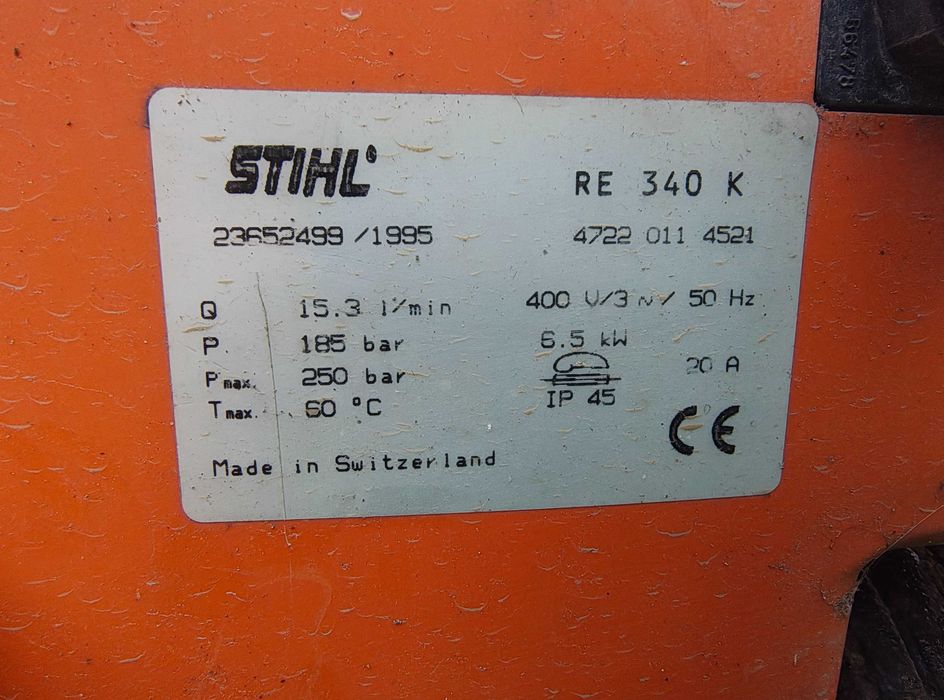 Duża myjka ciśnieniowa Stihl RE 340 K