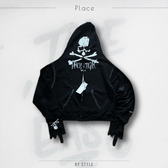 Оверсайз зіп худі Project G/R Grailz x Mastermind opium washed кофта