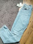 Jeansy dzwony z dziurami H&M