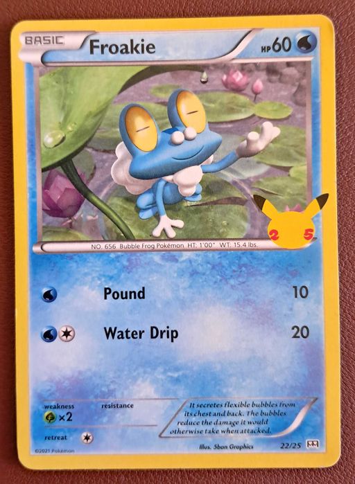 Carta Pokémon Froakie