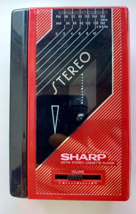 SHARP JC-127R Кассетный плеер Винтаж nec national walkman