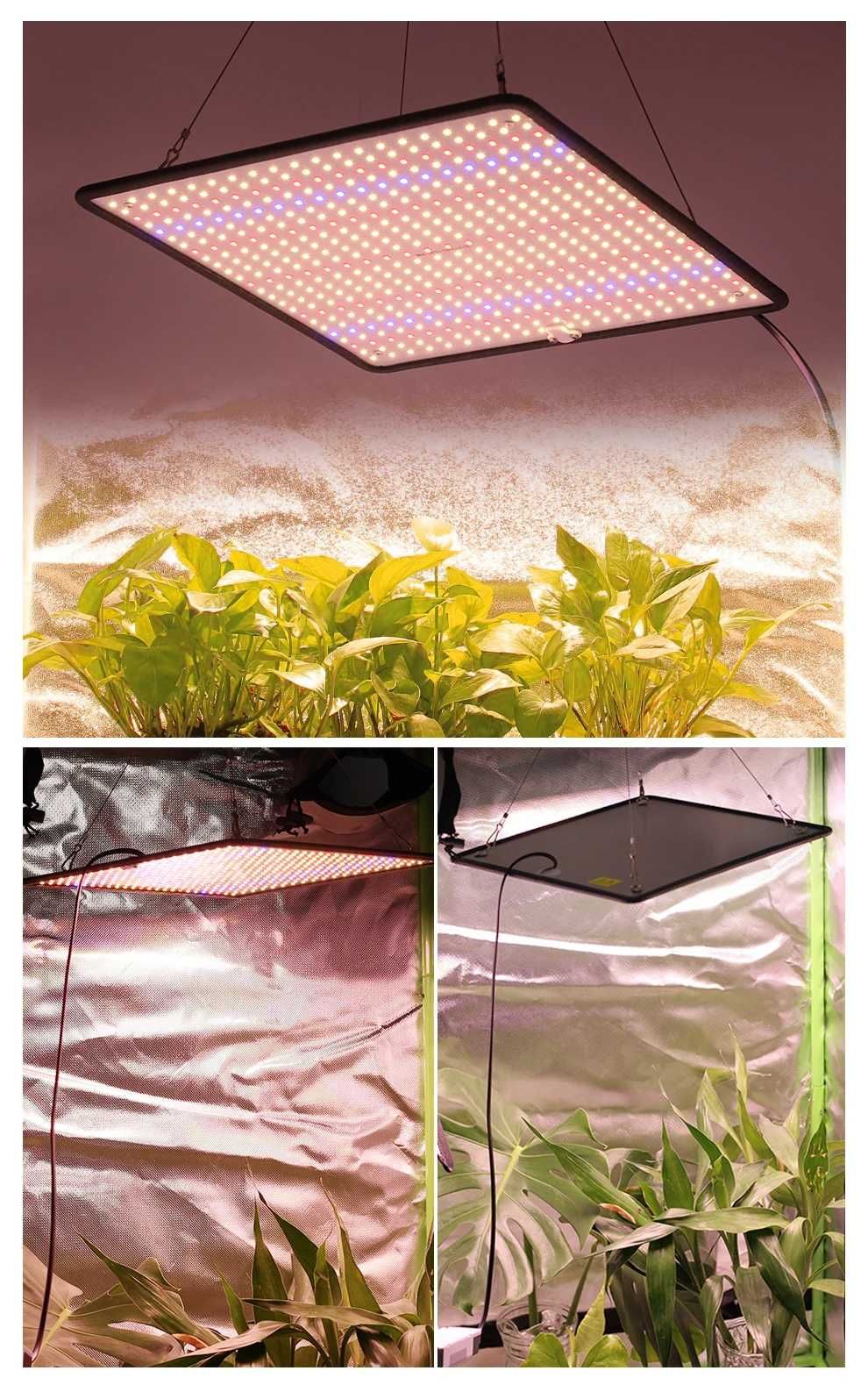 LED FULL SPECTRUM cultivo interior plantas crescimento 220v Novo